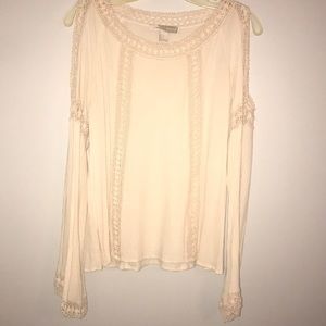 Forever 21 Blush Long Sleeve Top